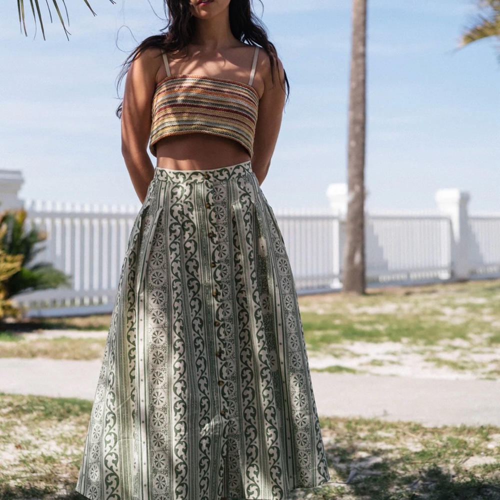 Parterre Briony Skirt in Allegra Bermuda, Size 00
